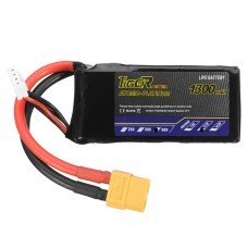 Tiger Power 11.1V 1300mAh 60C 3S Lipo Battery XT60 Plug