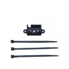 16x16mm 45 Degree Mount Black for Transmitter Camera Combo w/ 2-Mounting Holes Support VM2751