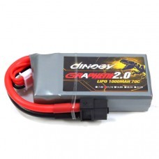 Giant Power Dinogy Graphene 2.0 1000mAh 11.1V/3S 70C LiPo Battery For RC Models