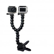 Adjustable Holder Vigorously Clip Snake Arm Ball Double-Headed For GoPro Xiaomi Sjcam Sports Camera