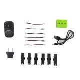  JJRC H37 Mini RC Drone Spare Parts 4Pcs 3.7V 400mah 25C Battery And Charger Set X6A-A17