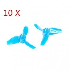 10 Pairs LDARC / Kingkong 31mm Mounting Hole 1.0mm ABS 3-Blade Propeller for 0703 0603 0705 Motor 