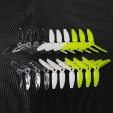 10 Pairs LDARC / Kingkong 3140 3.1x4.0 Inch PC M5 3-Blade Propeller for Racing Drone
