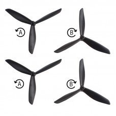 4pcs Hubsan H109S X4 Spare Parts Upgraded Triangle Propellers Blade CW CCW 