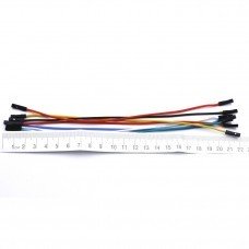 10 PCS 20cm 200mm 1P 2.54mm Dupont Female to Female Silicone Wire Cable DIY For RC Airplane Racer
