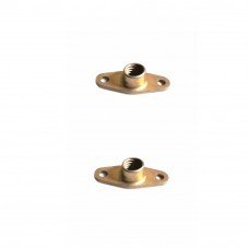 2PCS M6 Binaural Plate Self-locking Nuts Flat Round Nut for RC Airplane Aircraft Fixed Wing 