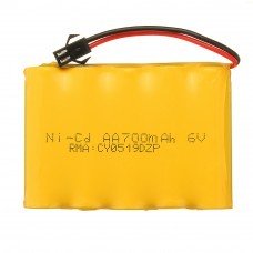 JJRC 6V 700mAh 5C Ni-cd Battery SM Plug for Q63 Q64 1/16 2.4G 6WD Rc Car 
