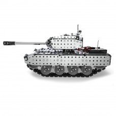 MoFun 2.4G Stainless Steel Remote Control Tank 952PCS DIY Assemble Brick Block Remote Control Car Toy