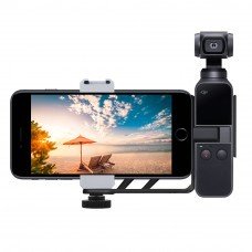 OSMO Pocket Accessories Cold Shoe Adatper Gimbal Expansion Bracket Smartphone Mount 1/4 Inch Adapter for DJI Gimbal Tripod LED Microphone 