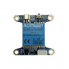 Aomway TX006 5.8Ghz 64CH 25mW/100mW/200mW/400mW/600mW FPV Transmitter VTX Support Betaflight OSD/Pitmode/Smart Audio