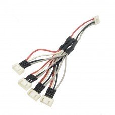 1 to 4 Battery Charger Cable for Hubsan H117S Zino Pro Lipo Battery