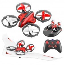 L6082 DIY All in One Air Genius Drone 3-Mode With Fixed Wing Glider Attitude Hold RC Drone RTF