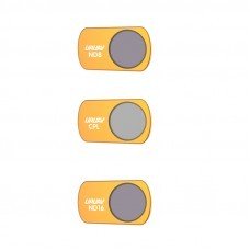 URUAV Camera Lens Filter Combo Set UV/CPL/ND4/ND8/ND16/ND32/STAR/NDPL/Anti-Light for DJI Mavic Mini RC Drone
