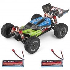 Wltoys 144001 1/14 2.4G 4WD High Speed Racing Remote Control Car Vehicle Models 60km/h Two Battery 7.4V 2600mAh
