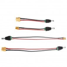 URUAV DC 5.5mm*2.5mm Female to Amass XT30/XT60 Female Connector Plug Cable for URUAV 6 in 1 PRO/ToolkitRC Charger