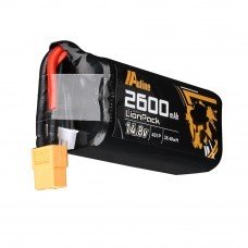 Auline 14.8V 2600mAh 1C 4S Lipo Battery XT60 Plug for DJI FPV Goggles