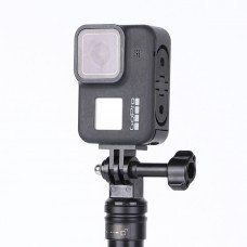 For GoPro 8 9 Camera Side Door Accessories Replacement Adapter with 1/4 Cold Shoe Mount Support Vertical Shooting Charging Microphone Flashing Light