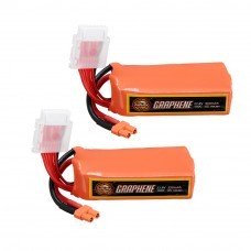 2Pcs URUAV GRAPHENE 6S 22.8V 550mAh 100C HV Lipo Battery XT30 Plug for FPV RC Racing Drone