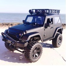 JY66 1/14 2.4Ghz 4WD Remote Control Car For Jeep Off-Road Vehicles With LED Light Climbing Truck RTR Model Black