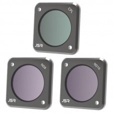 URUAV Camera Lens Filter Combo Set UV / CPL / ND4 / ND8 / ND16 / ND32 / ND64 / STAR / NIGHT for DJI Action 2 Sport Camera