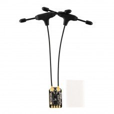 Radiomaster RP3 ExpressLRS ELRS 2.4GHz LNA+PA Dual Antenna Nano Diversity Receiver for Whoops FPV RC Racing Drone Airplane