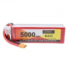 ZOP Power 7.4V 1500mAh 25C 2S LiPo Battery T Plug for RC Car