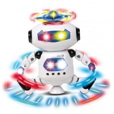 Electric Space Intelligent Robot Multicolor Shine Cool Dancing Robot Toy