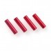 10PCS M3*5 M3*20 M3*35 Inner Thread Round Aluminum Pillar Spacer Red For Multicopter QAV250 PC Board