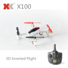 XK X100 With 3D 6G Mode Inverted Flight 2.4G 4CH 6 Axis LED RC Drone BNF And RTF