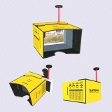 FPV Cardboard for 5 Inch 4.3 Inch Monitor 3 Steps Turn Monitor into Goggles