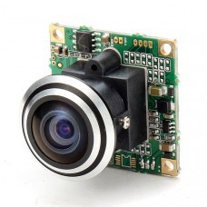 1000TVL 1/3 CCD 5MP 1.7mm 170 Degree Wide Angle Fisheye Lens HD FPV Camera NTSC PAL
