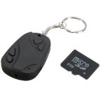 808 Car Key Chain Micro Camera Pocket Camcorder&8GB MicroSD TF Memory Card