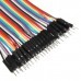 40 x 10cm Male To Female Jumper Wires Calbe 2.54mm