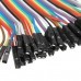 40 x 10cm  Female To Female Dupont Jumper Wires Cable