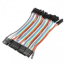 40 x 10cm  Female To Female Dupont Jumper Wires Cable