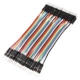 40 x 10cm 2.54mm Male To Male Breadboard Jumper Wire Cable