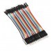 40 x 10cm 2.54mm Male To Male Breadboard Jumper Wire Cable