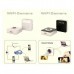 Portable Multifunction WIFI/DVR/APP Controllable 5.0MP Camera White