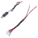 3.7V Lipo Battery USB charger with 2 to 5 Balance Charging Cable