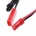 3.7V Lipo Battery USB charger with JST Plug 1 to 5 Charging Cable
