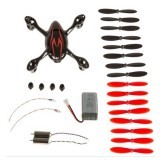 Hubsan X4 H107C RC Drone Spare Parts Crash Pack Black Red