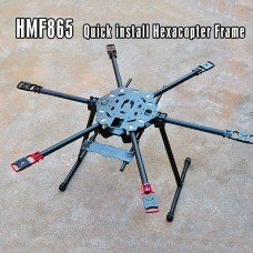 HMF865 S800 Carbon Fiber Hexacopter Folding Six Axis Frame