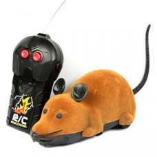 Scary RC Simulation Plush Mouse Toy with Remote Controller
