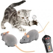 Scary RC Simulation Plush Mouse Toy with Remote Controller