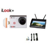 Walkera FPV iLook+ Camera with RX LCD5802 Monitor & Carbon Fiber Mount