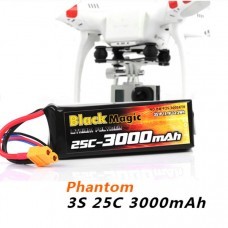 BlackMagic 3000mAh 11.1V Battery For DJI PHANTOM CX-20 Quanum Nova