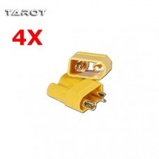 4 Pairs X Tarot Amass XT30 2mm Antiskid Plug Connector TL2918