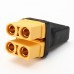 AMASS XT90 Plug 12AWG Male Female Parallel Connection Cable