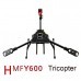 HMF Y600 3-Axis Frame Kit with Landing Gear & Gimbal Suspension Kit