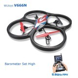WLtoys V666N 5.8G FPV Barometer Set High RC Drone with HD Monitor